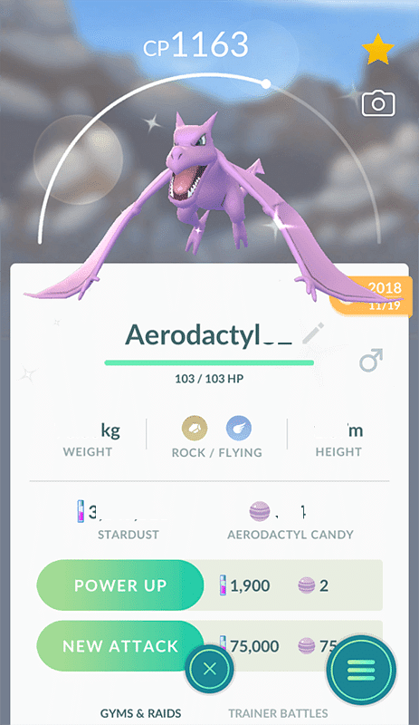 Pokemon Aerodactyl 89