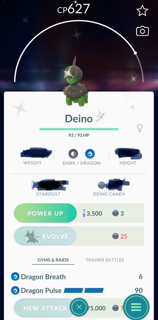 10x Deino Pokemon Trade GO Pokémon Not Shiny Lucky Chance Hydreigon Gen5  Unova